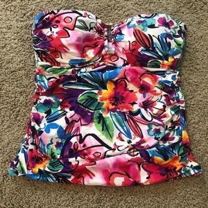 La Blanca Strapless Tankini Size 10